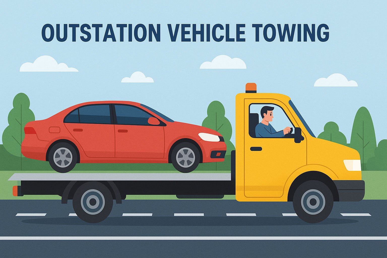 Outstation Vehicle Towing in Choutuppal